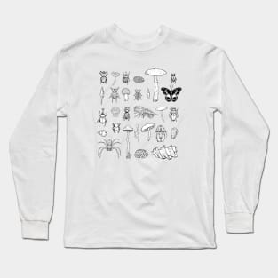 An arrangement of atoms arranged in patterns. Long Sleeve T-Shirt